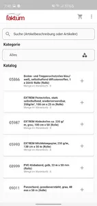 Faktum Produkte screenshot 2