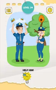 Draw Police - Tricky Puzzles screenshot 14