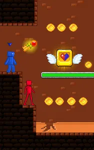 Red Stickman vs Blue Craftman screenshot 14
