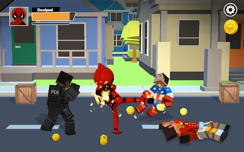 Stickman vs Craftman Fight screenshot 14