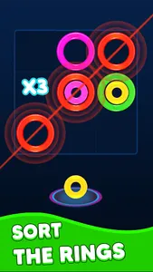 Color Rings: Ring Sort Puzzle screenshot 1