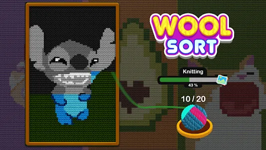Wool Thread: Color Sort Puzzle screenshot 1