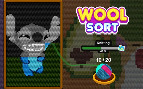 Wool Thread: Color Sort Puzzle screenshot 9