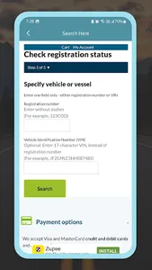 Vehicle Registration Search screenshot 4