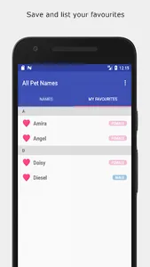 All Pet Names - Horse, Bird, H screenshot 1