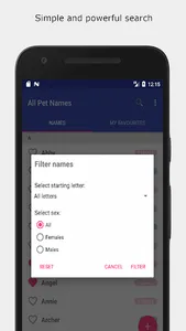 All Pet Names - Horse, Bird, H screenshot 3