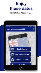 Australia calendar 2022 screenshot 8