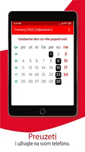 Hrvatska kalendar 2023 screenshot 11