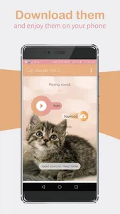 Cat sounds, tones and SMS. screenshot 2