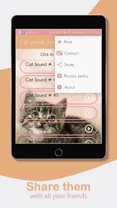 Cat sounds, tones and SMS. screenshot 8