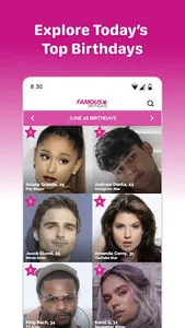 Famous Birthdays screenshot 0