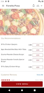 Fanellis Pizza screenshot 1