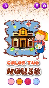 Color By Number Home Coloring screenshot 1