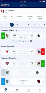 AFL Tipping screenshot 2