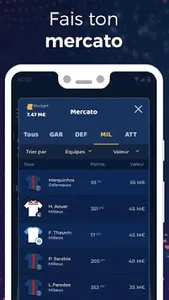 FanLive : jeu de fantasy leagu screenshot 2