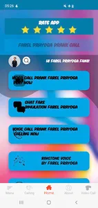 Fake call farel prayoga chat screenshot 0