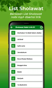 Sholawat Nabi Mp3 Dan Lirik screenshot 3