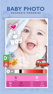 Baby Photo Studio - Baby Stori screenshot 14