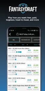 FantasyDraft: Daily Fantasy Sp screenshot 2