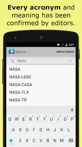 Acronyms and Abbreviations screenshot 2