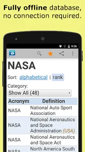 Acronyms and Abbreviations screenshot 3