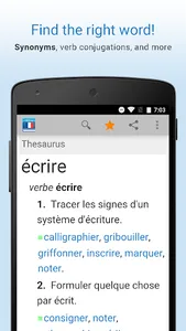 French Dictionary & Thesaurus screenshot 2