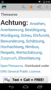 German Dictionary by Farlex screenshot 2