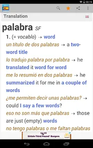 Spanish Dictionary by Farlex screenshot 5