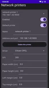 Open ESC/POS print service screenshot 1