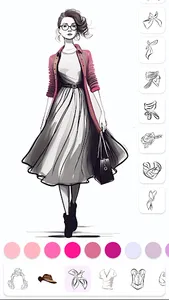 Fashion Design Flat Sketch screenshot 10