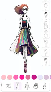 Fashion Design Flat Sketch screenshot 14