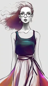 Fashion Design Flat Sketch screenshot 9