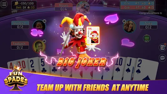 Fun Spades - Online Card Game screenshot 11