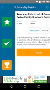 Fastweb College Scholarships screenshot 5