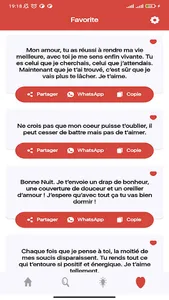 Je t'aime SmS romantique 2023 screenshot 1