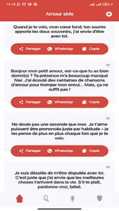 Je t'aime SmS romantique 2023 screenshot 4