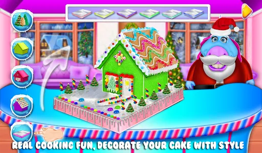 DIY Gingerbread House Cake Mak screenshot 11