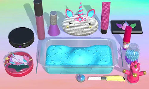 Makeup Slime Game! Relaxation screenshot 15