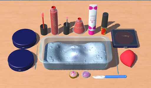 Makeup Slime Game! Relaxation screenshot 16