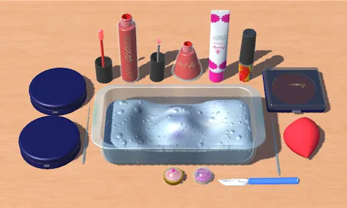 Makeup Slime Game! Relaxation screenshot 8