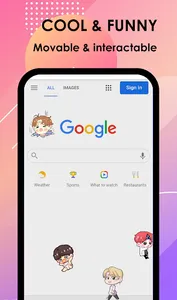 BTS Shimeji - Live Wallpaper screenshot 2