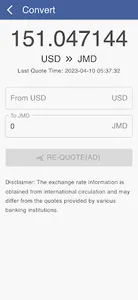 USD to JMD screenshot 9