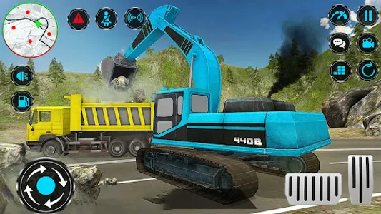 Heavy Excavator Rock Mining screenshot 3