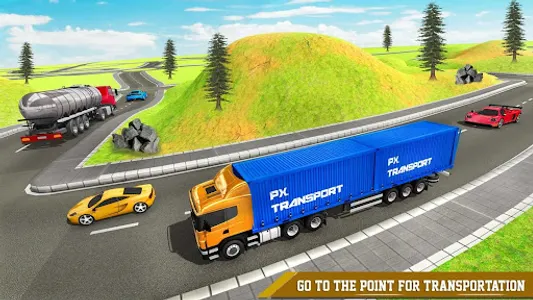 Cargo Transport Truck Driving screenshot 10