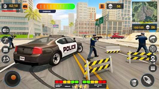 US Police Shooting Crime City screenshot 1