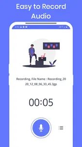 Voice Recorder-Unlimited Audio screenshot 1