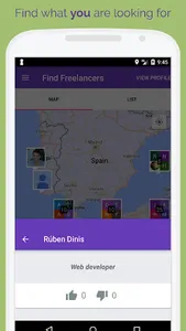 Freelapp - Freelancers Nearby. screenshot 1