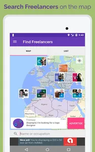 Freelapp - Freelancers Nearby. screenshot 7