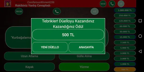 Spor Bilgi Yarışması screenshot 5
