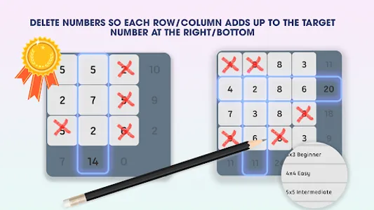 Number Sum - Easy brain games screenshot 0